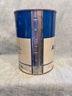 Esso Aviation Oil E 1 U s  Quart Metal Oil Can Blue White Red Gas   Oil