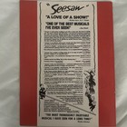 Michele Lee  seesaw   Tommy Tune  Cy Coleman  Michael Bennett 1973 Program