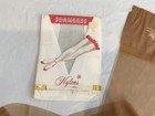 Vtg Suntan Nylon Stockings Reinforced Toe In Package Size 9 Lngth 34