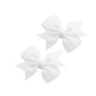 Baby Hair Bows Clips Fully Lined Grosgrain Boutique Solid Ribbon Mini Bows Fo   