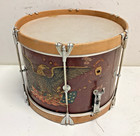 Ludwig 14  Marching Band Snare Drum Keystone Badge  637313 Painted Bald Eagle