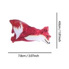 Cute Fox Hair Clips novelty Acrylic Claw Clip For 1 Count  pack Of 1  