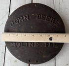 Rare John Deere Planter Round Seed Box Lid 