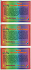 Power Rangers - The New Season - Set Of 3 Bonus Cards - 1995 - Saban