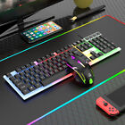 Keyboard And Mouse Computer Desktop Gaming Mechanical Feel Led Light Backlit Usa