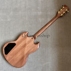 Sg Semi Hollow Figured Maple Top Electric Guitar Natural Mahogany Body Hot Sale
