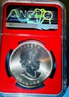 2020  5 Canada 1 Oz Silver Maple Leaf Ngc Ms69 Rare First Releases Red Label