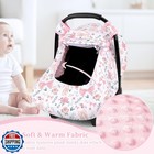 Baby Car Seat Cover Winter  Windproof Carseat Covers For Newborn With 2 Layer