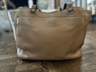 Tory Burch Thea Tan Grained Leather Tote Bag Diaper Bag As-is Read