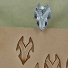 Long Tri-weave Geometric Basket Stamp  Leather Stamping Tool  Stainless Steel