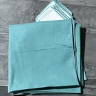 Embroidered Table Linens Turquoise Napkins Set Kaye Walt Creation Vtg