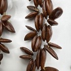 Beach Necklaces Hawaiian Kukui Nut And Shell Lei Traditional Cultural Handmade
