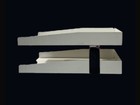 Vintage Mid Century Modern Designer Steel 2-tier Paper   Mail   Letter Tray
