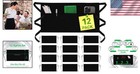 Water Resistant Black Waist Aprons With 3 Pockets For Seamless Serving     12 Pack