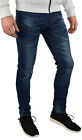 Mens Slim Fit Stretch Jeans Comfy Fashionable Super Flex Denim Pants