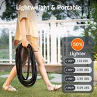 Giraffe Tools Garden Hose Lay Flat 25-100ft Water Hose Kink Free W  Spray Nozzle