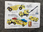 Original 1969 Vintage Tonka Toy Catalog Booklet Used