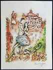Marc Chagall Original Signed Mourlot Coa Lithograph Op 1974 Collection