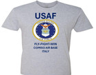 Hellenikon Air Base  Athens-greece shirt W emblem usaf Officially Licensed