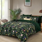 Floral Botanical Butterfly Comforter Set Bed In A Bag Lightweight Microfiber