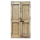 Pair Of Antique 46  Decorative Solid French Doors  Late 1800 s  Ned2514