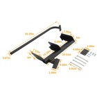 Boat Trailer Steps 3-step Ladder 460 Lbs Side Mount Trailer Step For Universal