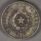1889 Paraguay Silver Peso