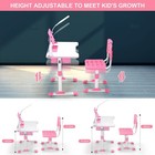 Study Desk Out Adjustable Functional Set height Chair Drawer Desk Kids Kids Pull