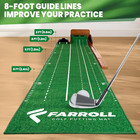 Putting Green Golf Practice Putting Mat Indoor With Automatic Ball Return Puttin