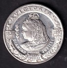 Canada 1837-1897 Victoria Diamond Jubilee 60th Anniversary Coronation Medallion