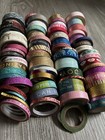 Washi Tape Mixed Bundle Various Length Themes Colours Patterns Text Lot Of 70