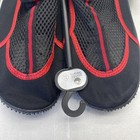 Pacific Dreams Black   Red Unisex Adults Water Shoes Size 11