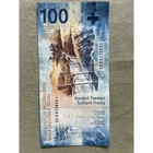 Swiss 100 Francs Circulated Banknote Franc Bill Switzerland Chf