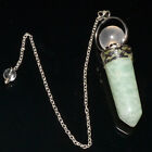 55-65 Mm Natural Amazonite Bead Bullet Dowsing Pendulum Reiki Energy Healing