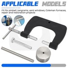 Semi Tubular Rivet Tool Restoration For Tonka Pinball Coleman Vent Window Repair