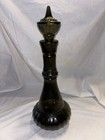Vtg Jim Beam I Dream Of Jeannie Genie Bottle 1964 Smoke Green Glass Decanter