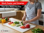 Commercial Grade White Cutting Board - 24 X 18 X 0 5 Inch 24 l X 18 w 
