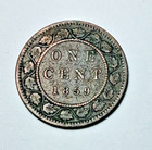 1859 Canada Canadian Large Cent Victoria Coin