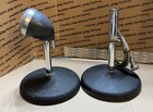 Vintage Shure Cr20slc Microphone On Stand  works   W 2nd Stand And F-11 Adapter 