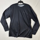 Columbia Pfg Fishing T Shirt Mens Size Xxl Fish Flag Long Sleeve Black 2xl