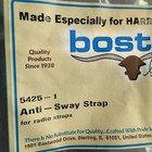 Boston Leather   Police Ems Fire Fighter Radio Holders Anti-sway Strap   5425-1