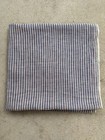 1940s Striped Fabric 2 5 Yards French Blue Pink Stripe Antique Selvedge  Vtg