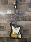 Harmony Bobcat H15 Electric Guitar 60s Vintage With Case Made In Usa 