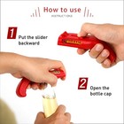 Cap Gun Beer Bottle Opener Beverage Drinking Capgun For Football Match Design