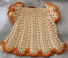 Vintage Lot Of 4 Unused Kitchen Crochet Potholders Clothes