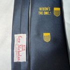 Nixon 1968 Presidential Campaign Neck Tie     Rare     True Vintage Collectible