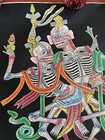 Hand-painted Tibetan Buddhist Thangka Citipati Kinkara From Swayambhunath Stupa