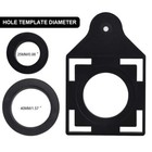 Multi-angle Measuring Ruler Template Tool Aluminum Alloy Metal Angle Finder Tool