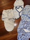 Lot Of 6 Used Baby Boy Swaddles