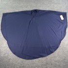 Pendleton Cape Poncho Shawl Blue Virgin Wool Nwt Usa Made Country Clothes Os